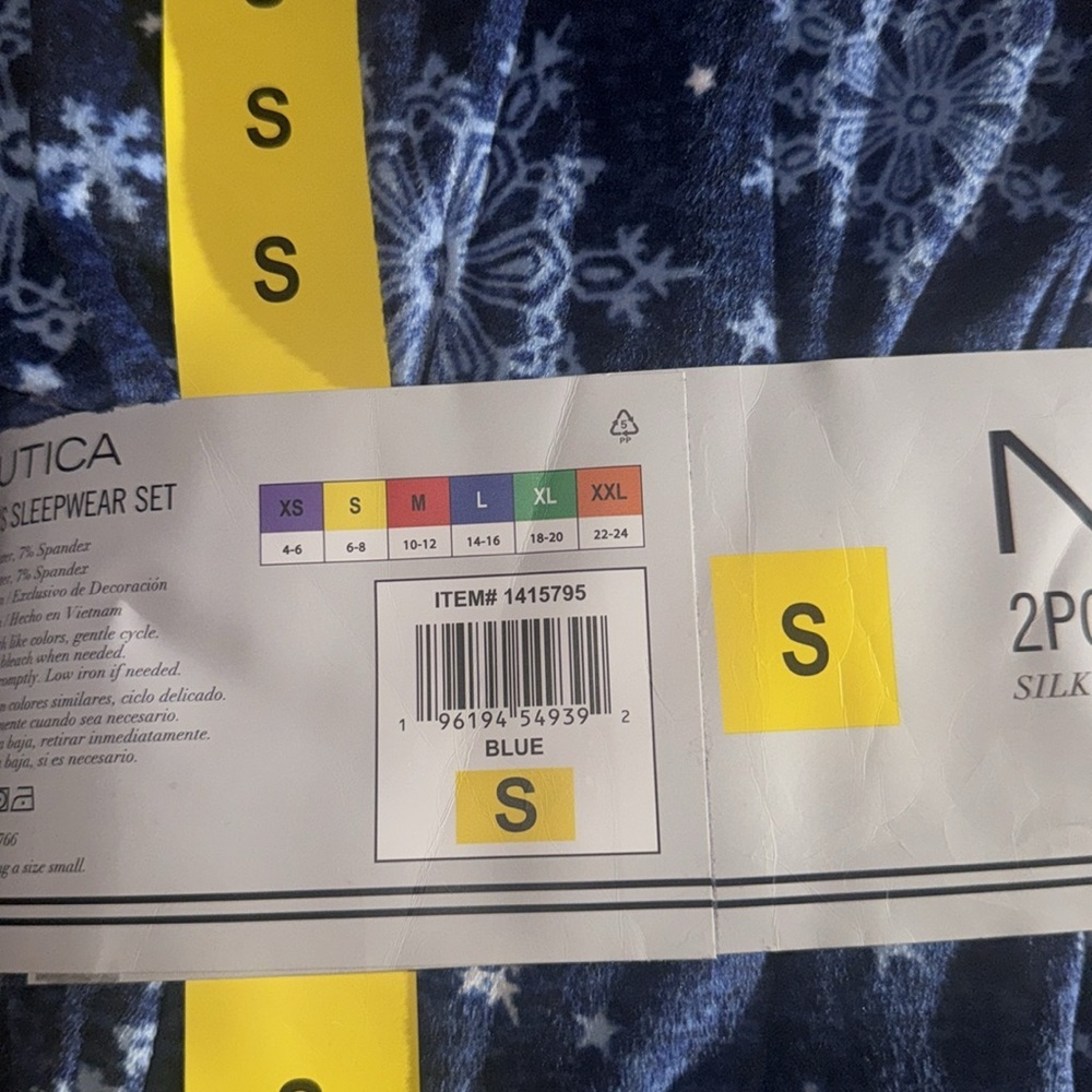 BRAND NEW NAUTICA 2PC WOMENS SLEEPWEAR SET SIZE SMALL - Picture 4 of 5
